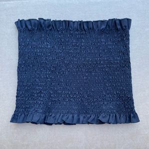 Black Scrunchy Tube Top